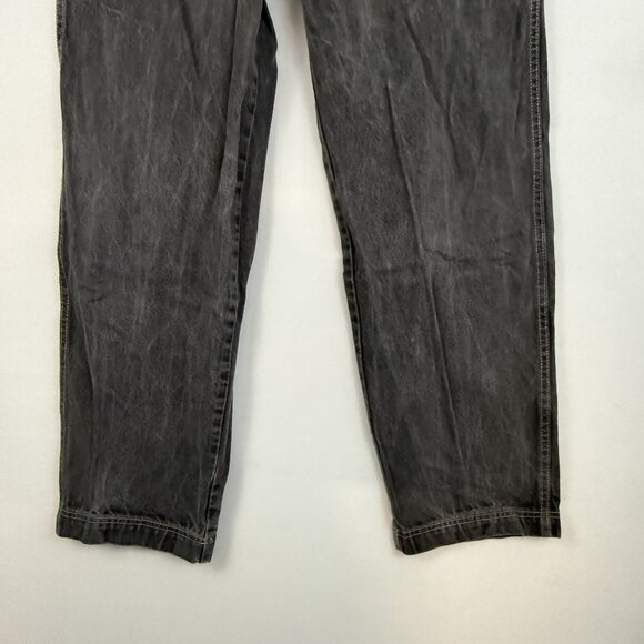 Fubu Jeans Men's Size 38 x 31 Y2K Relaxed Fit Stonewashed Black Denim Jeans - Picture 13 of 16